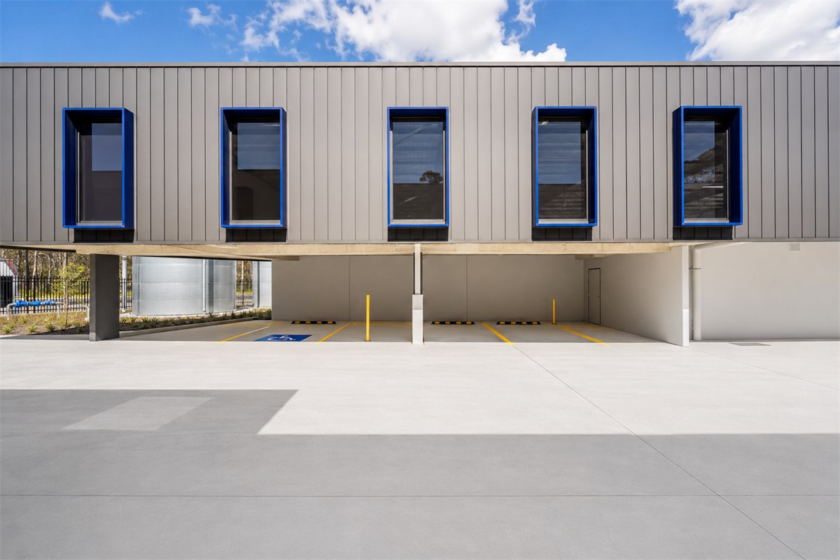 Delivered industrial architecture at Nowra Business Park, South Nowra
